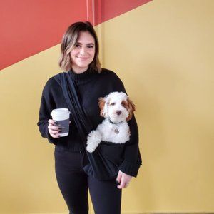 Dog Sling Carrier – Black